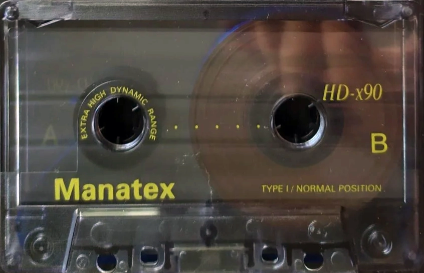 Compact Cassette Manatex HD-x 90 Type I Normal Hong Kong