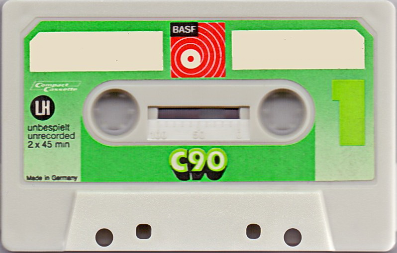 Compact Cassette BASF 90 Type I Normal 1971 Germany