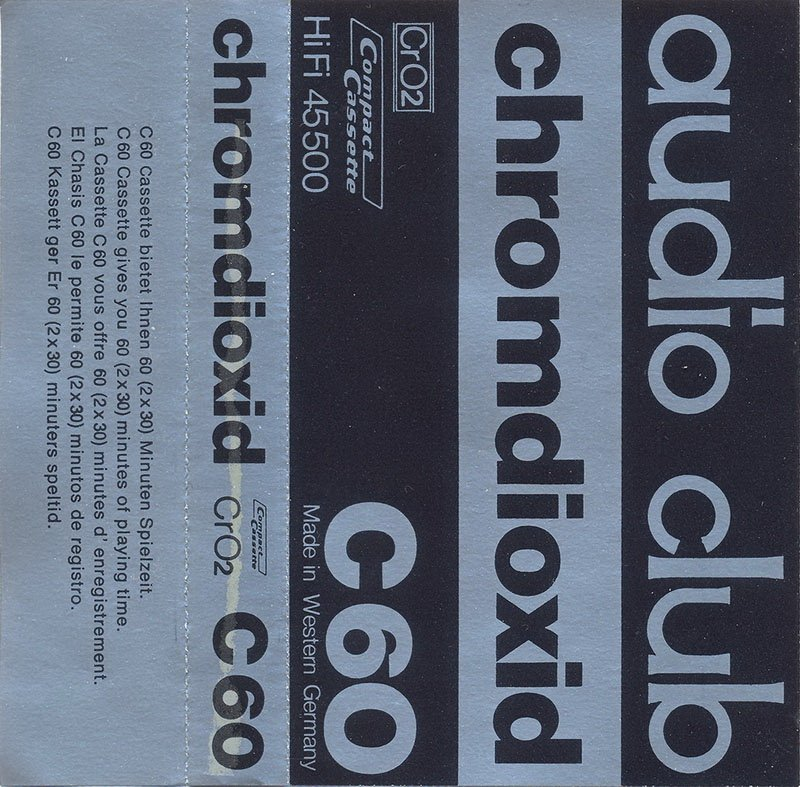 Compact Cassette: Unknown Audio Club -  60