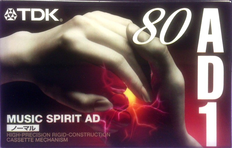 Compact Cassette TDK AD1 80 "AD1-80S" Type I Normal 1997 Japan