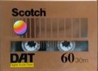 Digital Audio Tape Scotch 60 Type IV Metal 1988 North America