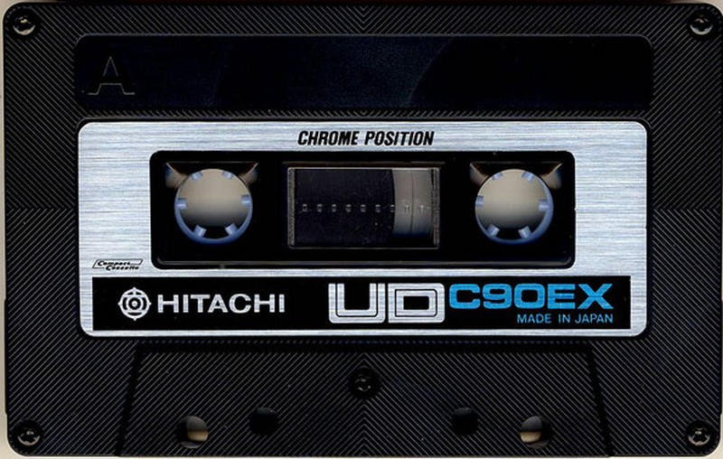 Compact Cassette Hitachi UD 90 "C90EX" Type II Chrome 1977 USA