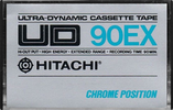 Compact Cassette Hitachi UD 90 "C90EX" Type II Chrome 1977 USA