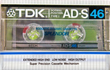 Compact Cassette TDK AD-S 46 Type I Normal 1982 Japan