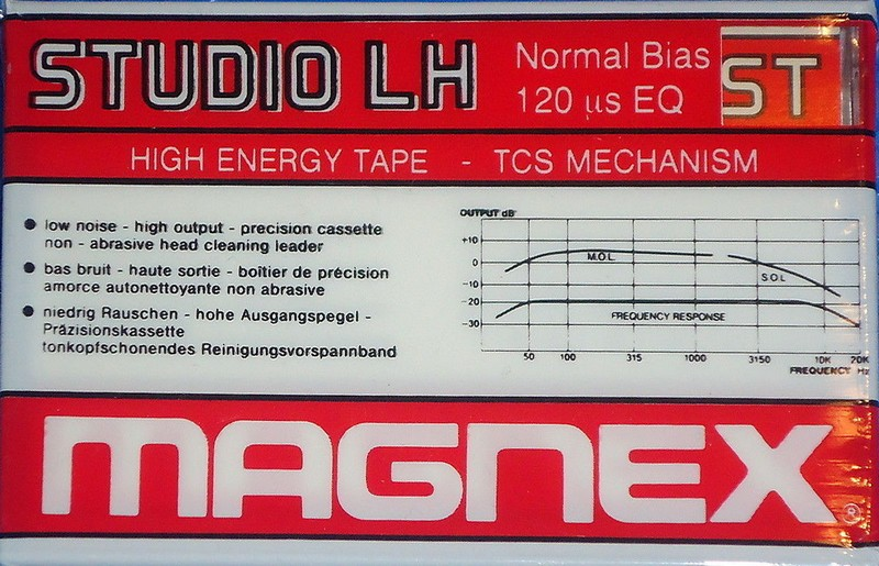 Compact Cassette Magnex Studio LH 10 "ST" Type I Normal 1984 Europe