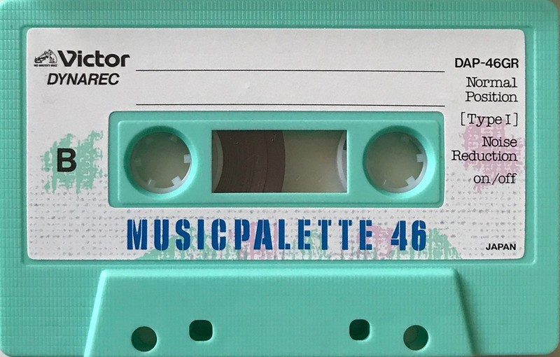 Compact Cassette Victor Musicpalette 46 "DAP-S46GR" Type I Normal 1985 Japan