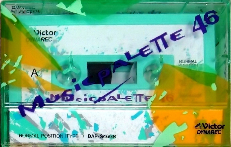 Compact Cassette Victor Musicpalette 46 "DAP-S46GR" Type I Normal 1985 Japan