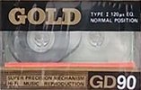 Compact Cassette Gold GD 90 Type I Normal Unknown Country