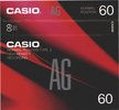 Compact Cassette Casio AG 60 Type I Normal 1990 Europe, USA