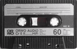 Compact Cassette ORWO Cr Extra II 60 Type II Chrome East Germany