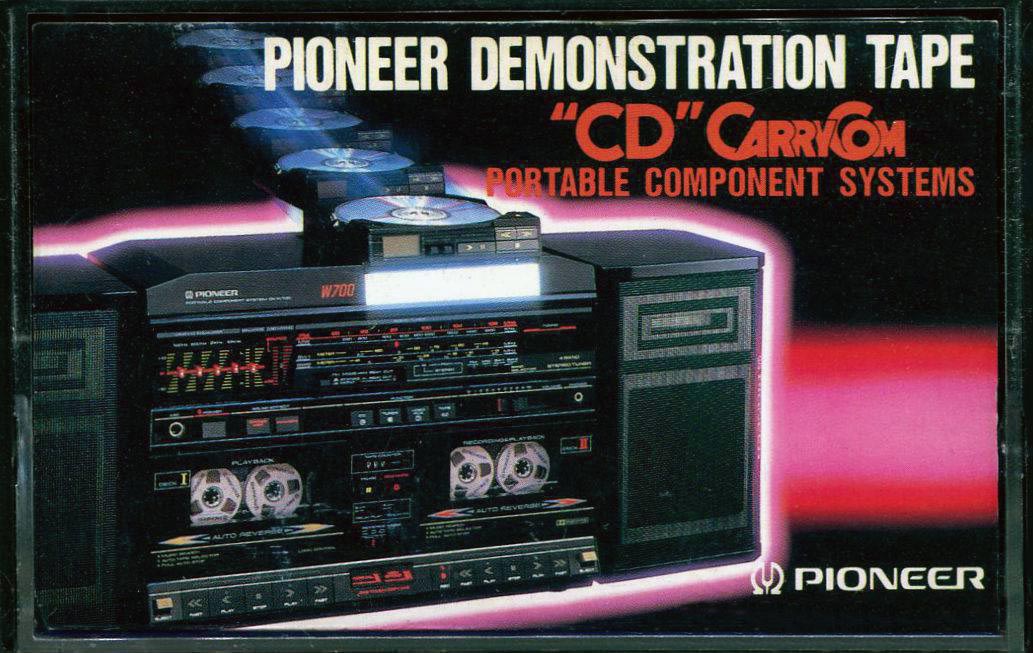 Compact Cassette Pioneer ""CD" CarryCom" Demonstration Tape 1986 Japan