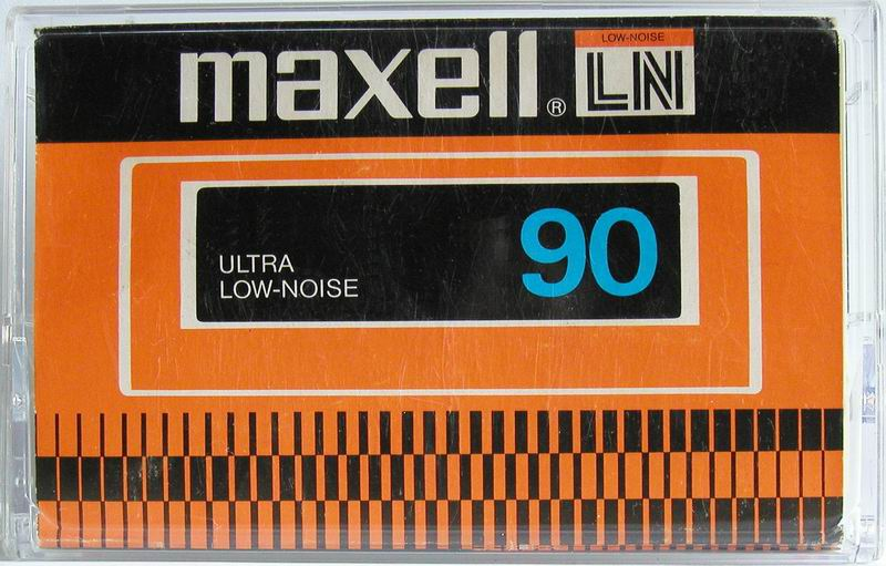 Compact Cassette Maxell LN 90 Type I Normal 1977 Europe