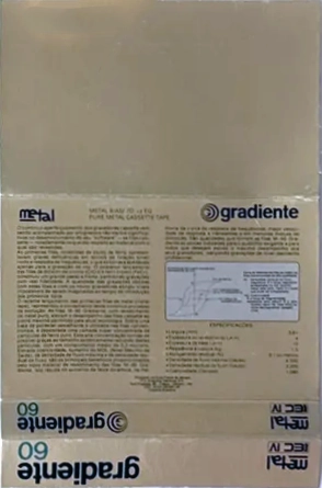 Compact Cassette Gradiente 60 Type IV Metal Latin America