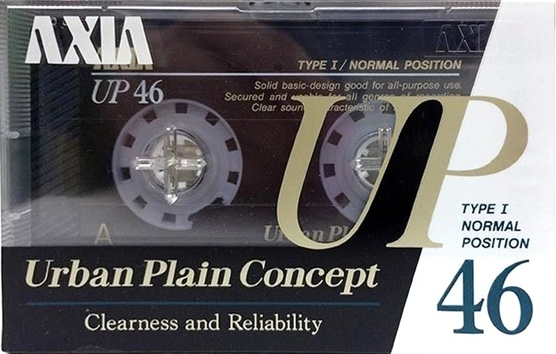 Compact Cassette AXIA UP 46 "UP N 46" Type I Normal 1989 Japan