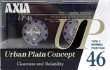 Compact Cassette AXIA UP 46 "UP N 46" Type I Normal 1989 Japan
