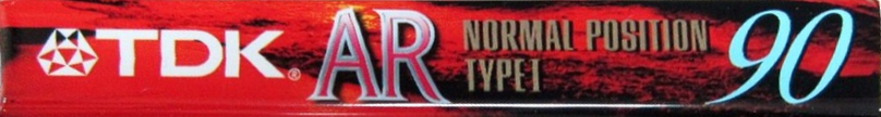 Compact Cassette TDK AR 90 "AR-90F" Type I Normal 1994 Japan