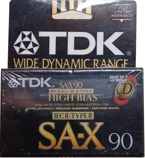 Blister: TDK  - SA-X 90