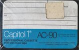 Compact Cassette Capitol 1 AC 90 Type I Normal 1970 USA