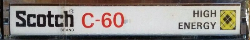 Compact Cassette Scotch High Energy 60 Type I Normal 1973 Japan