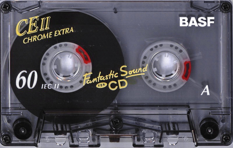 Compact Cassette BASF CE II Chrome Extra 60 Type II Chrome 1997 Brazil