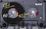 Compact Cassette BASF CE II Chrome Extra 60 Type II Chrome 1997 Brazil