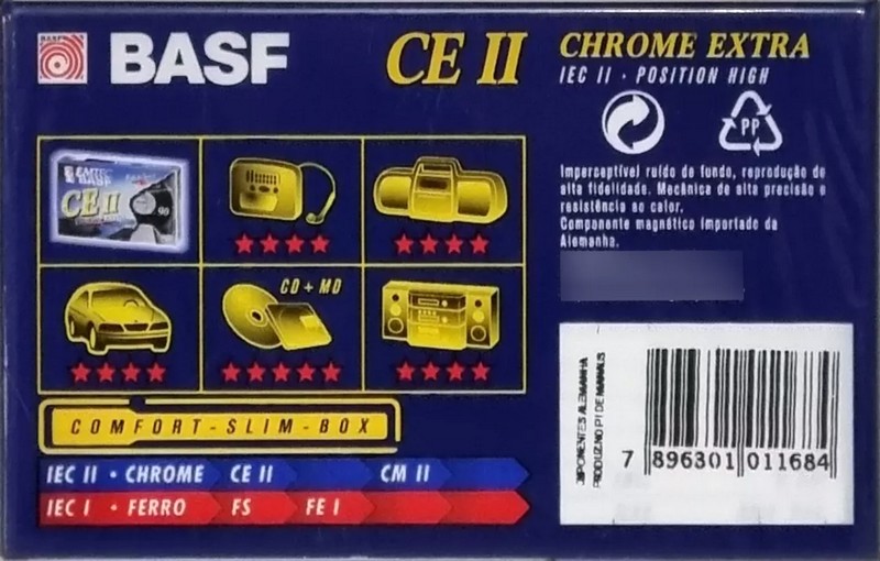 Compact Cassette: BASF  - CE II 60