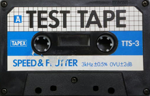 Compact Cassette Tapex TT "TTS-3 Speed & Flutter" Test Cassette 1980 Japan