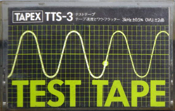 Compact Cassette Tapex TT "TTS-3 Speed & Flutter" Test Cassette 1980 Japan