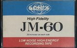 Compact Cassette Sonix JM 60 Type I Normal 1983 Unknown Country