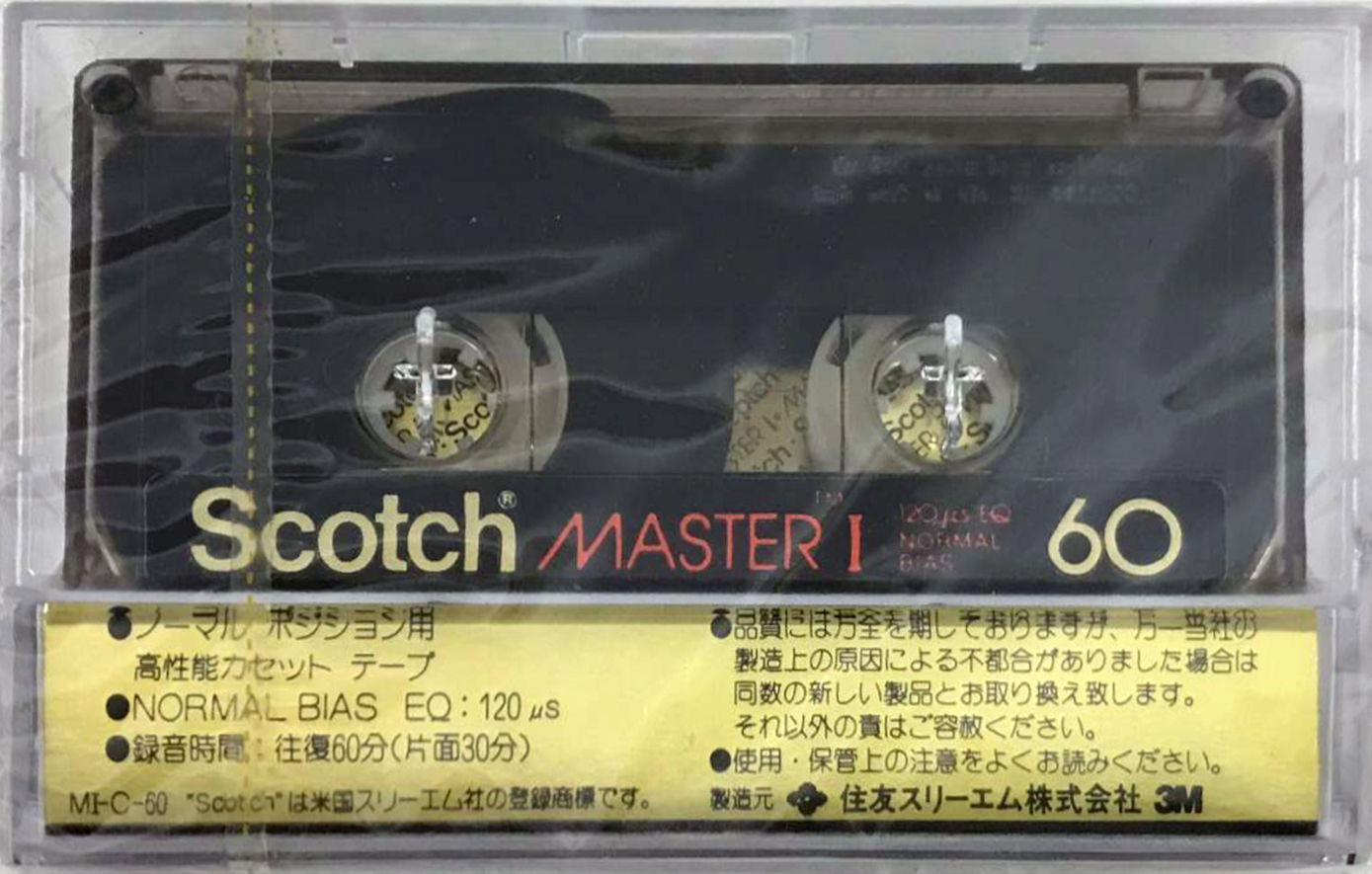 Compact Cassette Scotch Master I 60 Type I Normal 1981 Japan