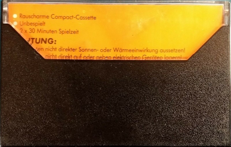 Compact Cassette Sound 2000 Sound Tape 1 60 "Low Noise" Type I Normal 1978 Germany
