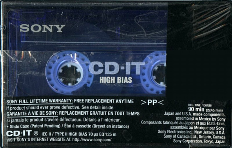 Compact Cassette: Sony  - CD-IT 90