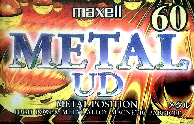 Compact Cassette Maxell Metal UD 60 "MUD-60J" Type IV Metal 1995 Japan