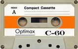 Compact Cassette Optimax 60 "white" Type I Normal 1978 Europe