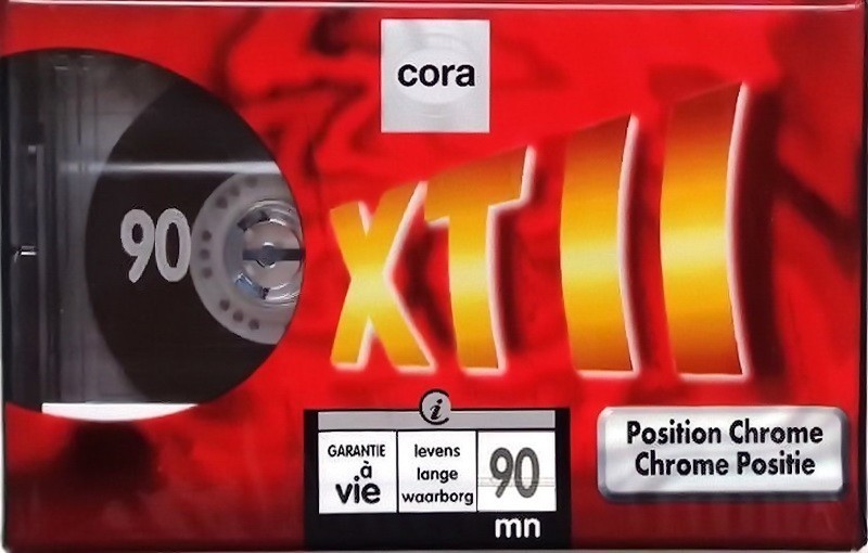 Compact Cassette Cora XT 90 Type II Chrome Europe