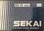 Compact Cassette Sekai SD 90 Type I Normal 1983 Latin America
