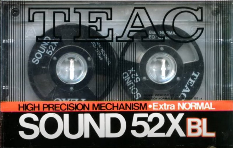 Compact Cassette:  Teac - SOUND 52X 52