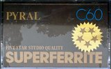 Compact Cassette Pyral 60 "Superferrite" Type I Normal 1979 UK