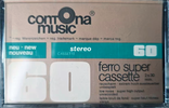 Compact Cassette Contona Music ferro super 60 Type I Normal 1981 Europe