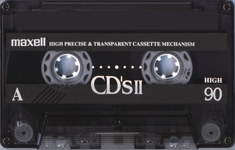 Compact Cassette Maxell CD`s II / CD`s 2 90 "CDS2-90G" Type II Chrome 1994 Japan