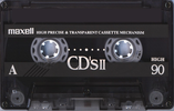 Compact Cassette Maxell CD`s II / CD`s 2 90 "CDS2-90G" Type II Chrome 1994 Japan