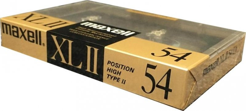 Compact Cassette Maxell XLII 54 Type II Chrome 1988 Japan