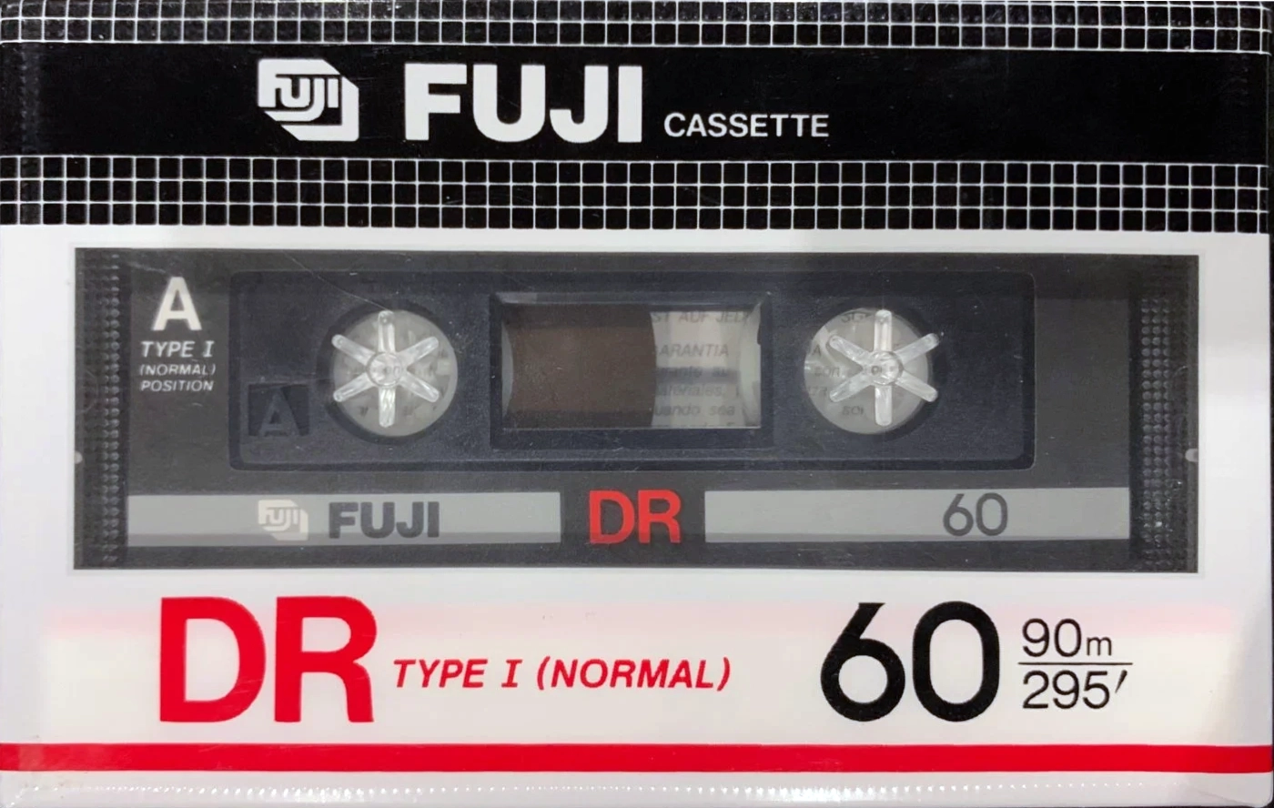 Compact Cassette Fuji DR 60 Type I Normal 1982 Europe