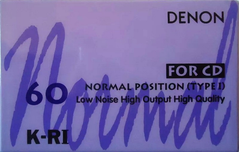 Compact Cassette Denon K-RI 60 Type I Normal 1993 Japan
