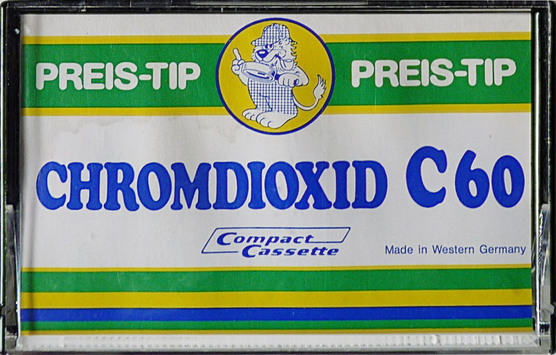 Compact Cassette Preis-Tip 60 Type II Chrome Germany
