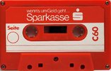 Compact Cassette Sparkasse 60 "wenn`s um Geld geht" Type I Normal Germany