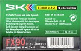 Compact Cassette SK FX II 90 Type I Normal 1996 Europe
