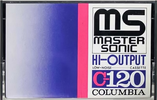 Compact Cassette Columbia MS 120 "Master Sonic" Type I Normal 1972 Japan