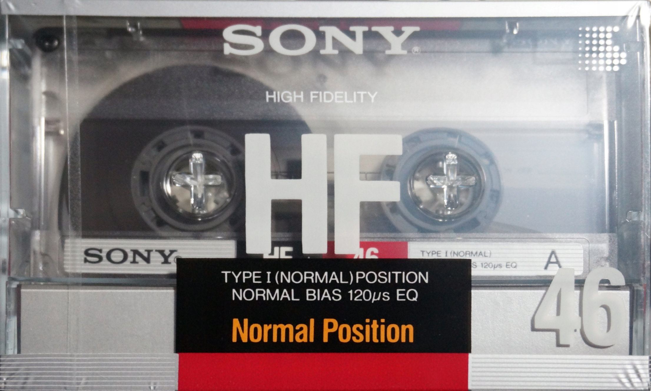 Compact Cassette Sony HF 46 Type I Normal 1988 Japan
