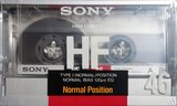 Compact Cassette Sony HF 46 Type I Normal 1988 Japan